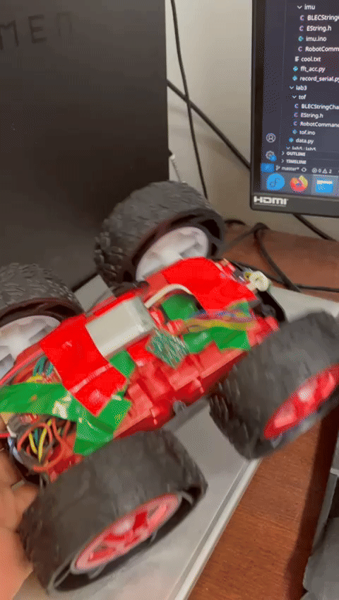 motor on battery input