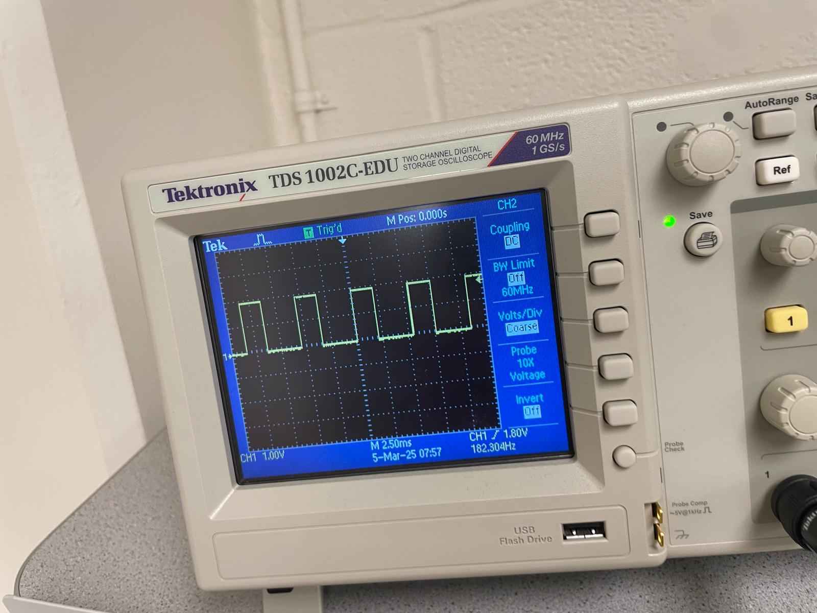 Oscilloscope setup